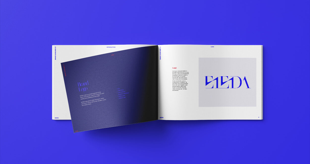 Brand identity for London-based pop duo ELEDA by Says Who studio
