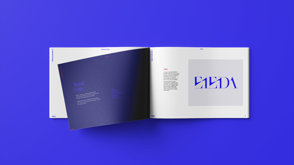 Brand identity for London-based pop duo ELEDA by Says Who studio