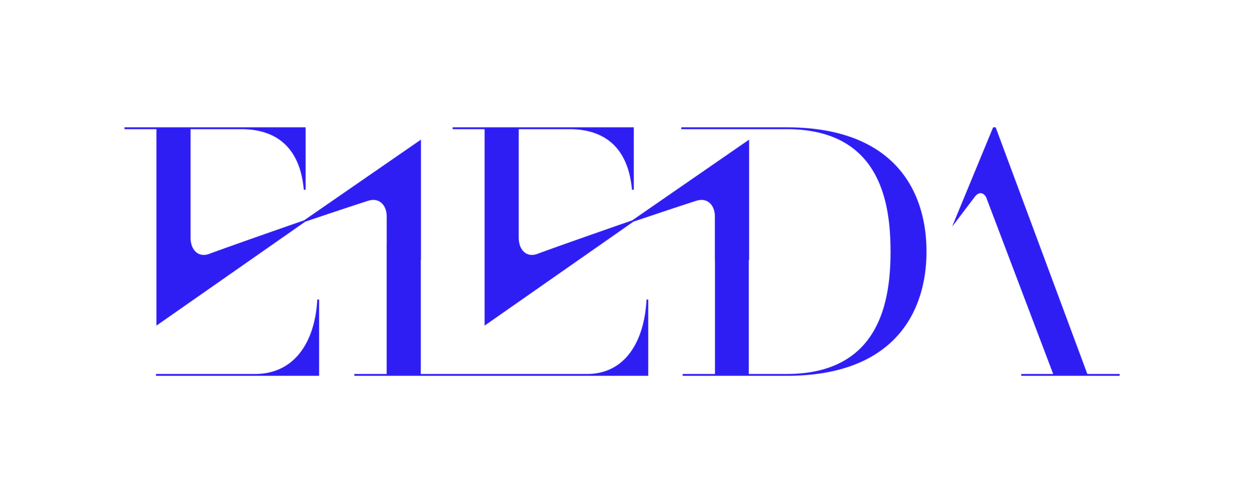 Logo design for London-based pop duo ELEDA by Says Who studio