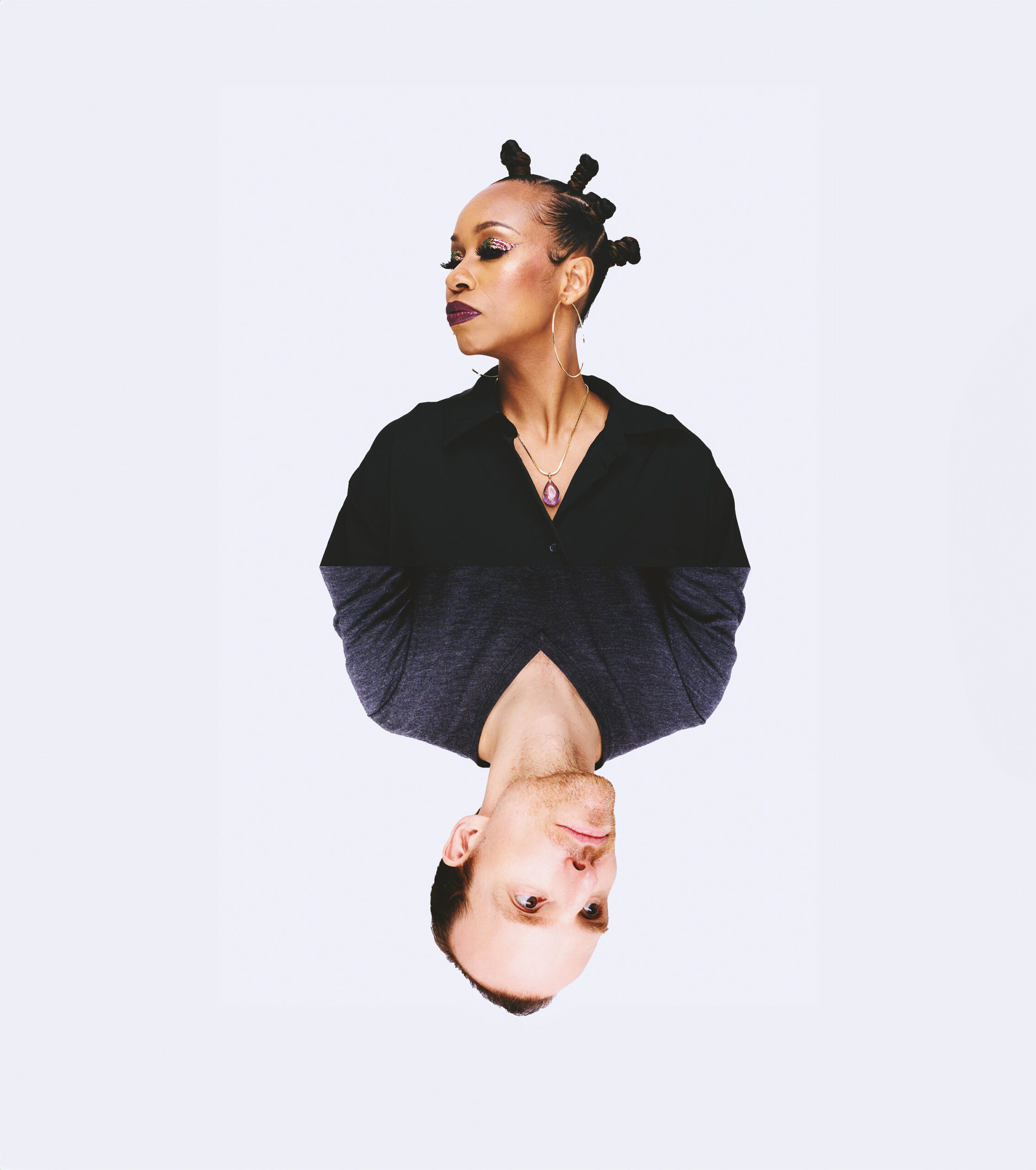 Press shot for London-based pop duo ELEDA by Says Who studio