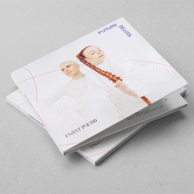 CD design for indie-pop dup I WANT POETRY by Says Who studio