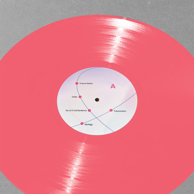 Vinyl design for indie-pop dup I WANT POETRY by Says Who studio