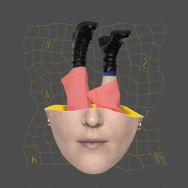 Cover artwork for Meravi's single Before You Run designed Says Who studio
