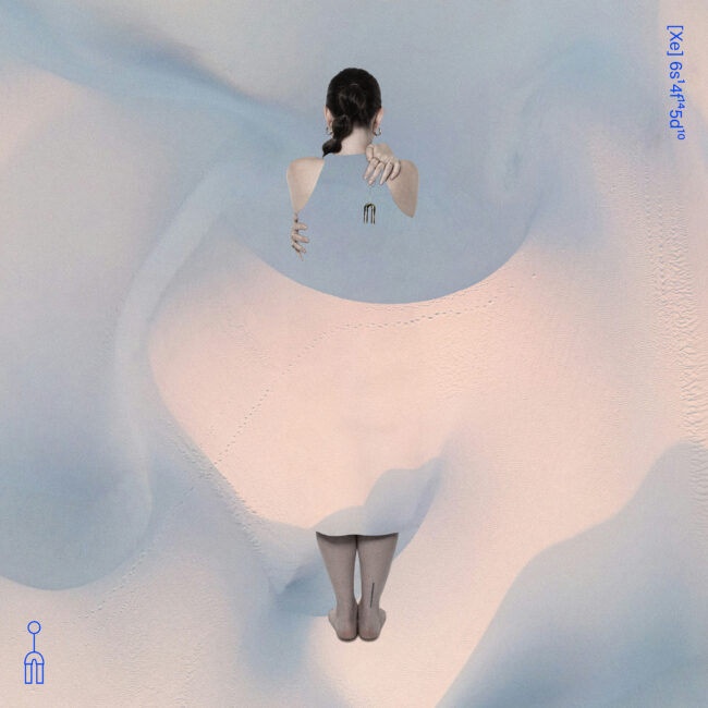 Cover artwork for Meravi's single Quiet designed by Says Who studio