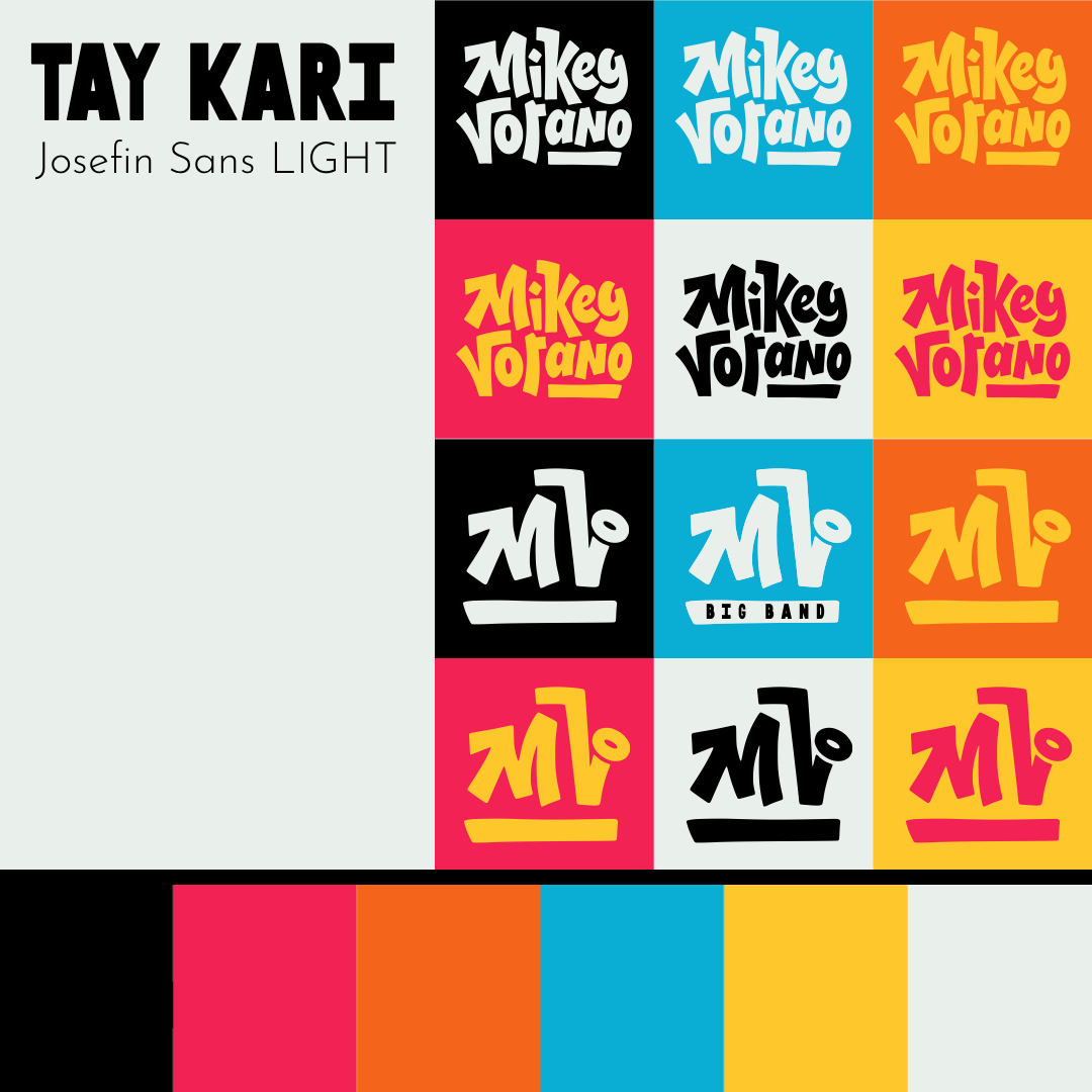 Mikey Votano visual identity