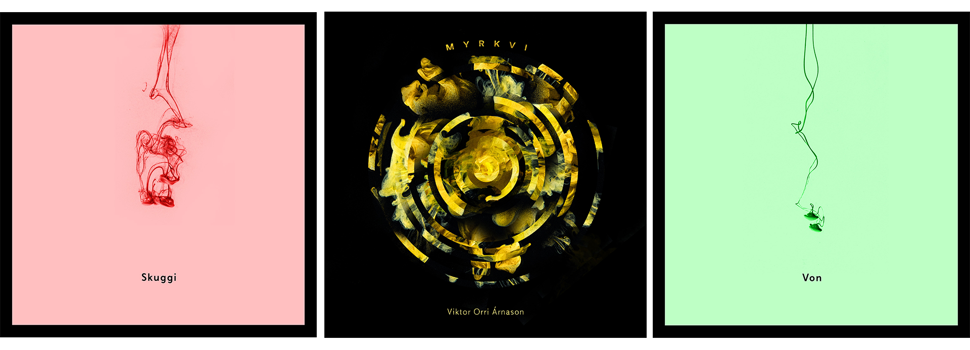 Campaign design for Icelandic composer Viktor Orri Árnason by Says Who studio.