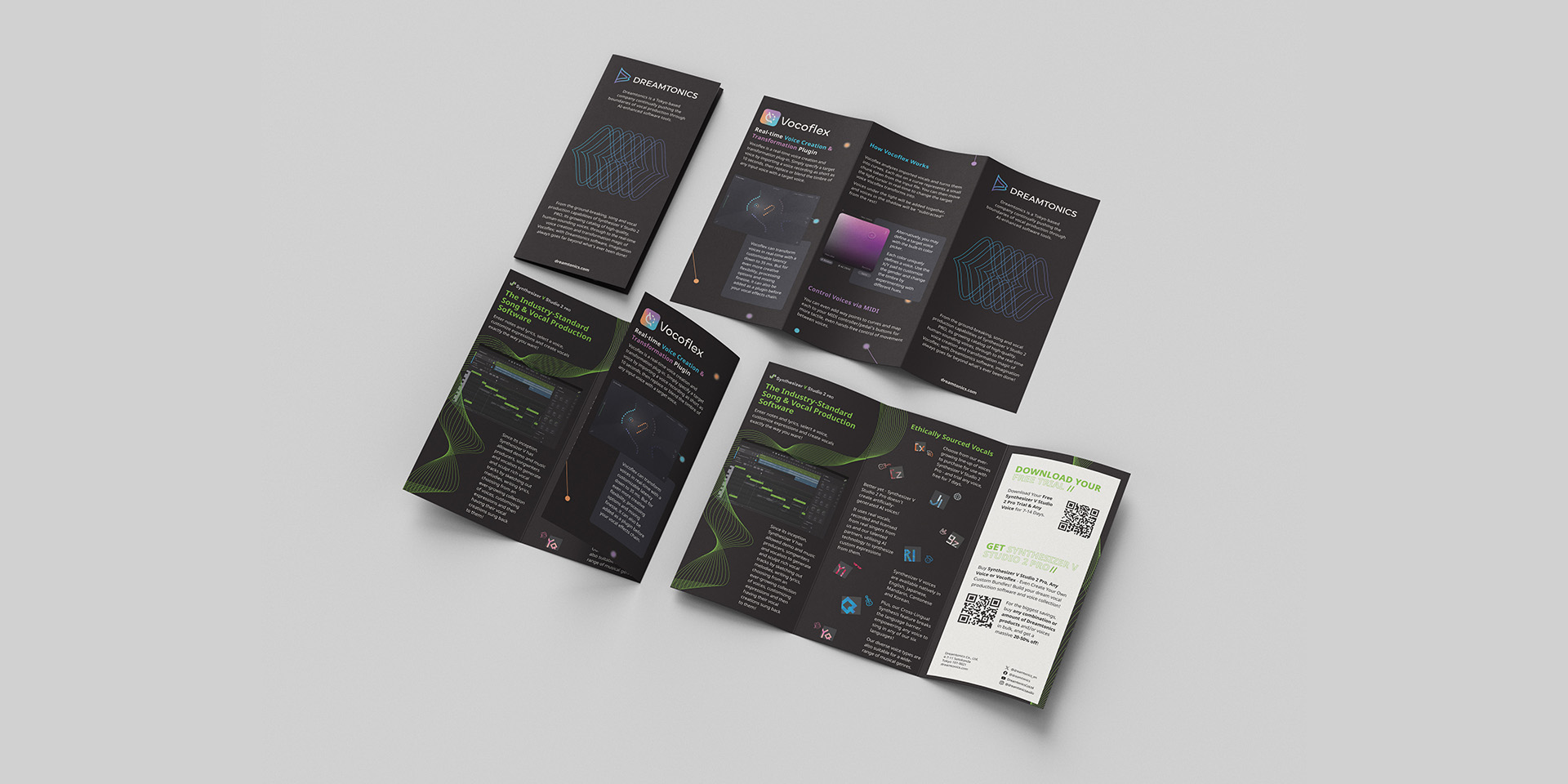 Brochure design for Dreamtonics by Says Who studio
