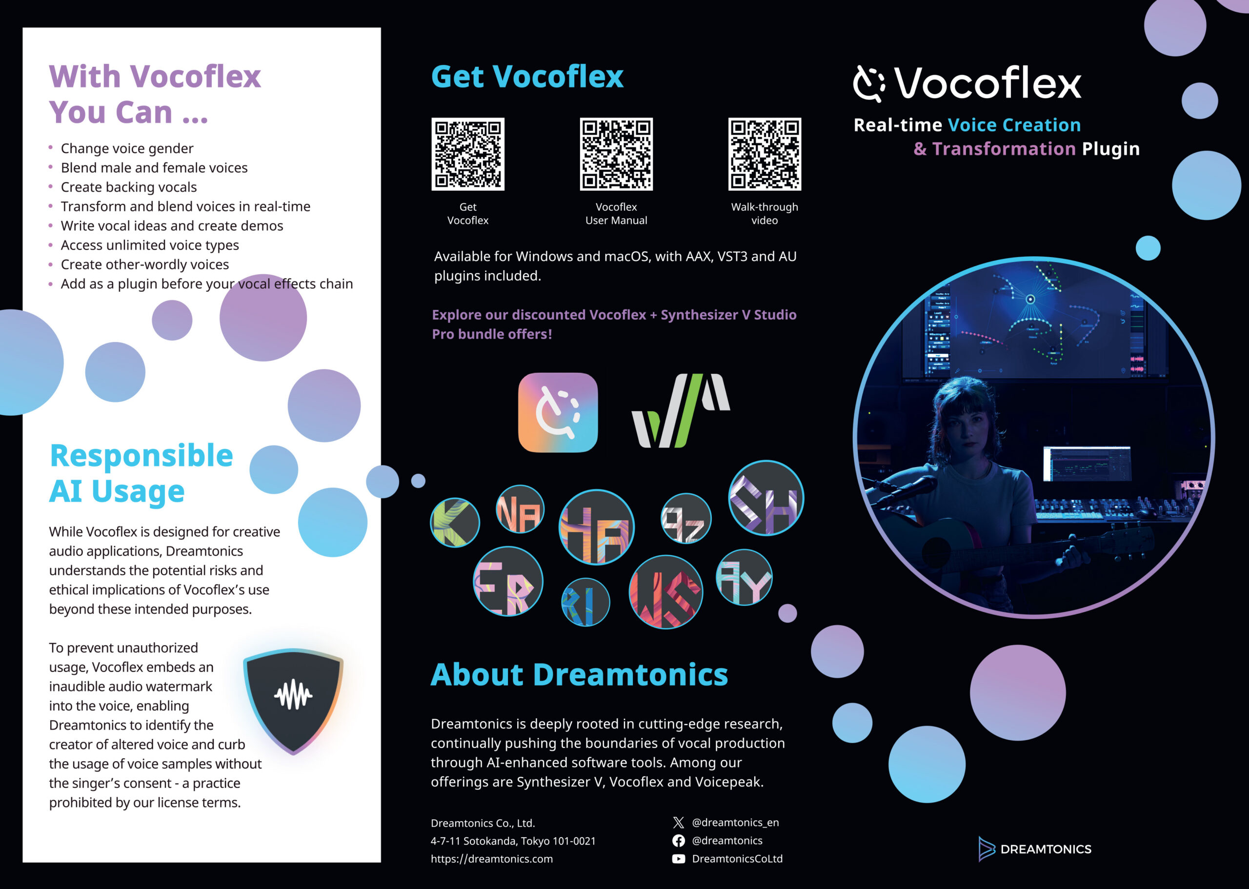 Brochure design for Dreamtonics by Says Who studio